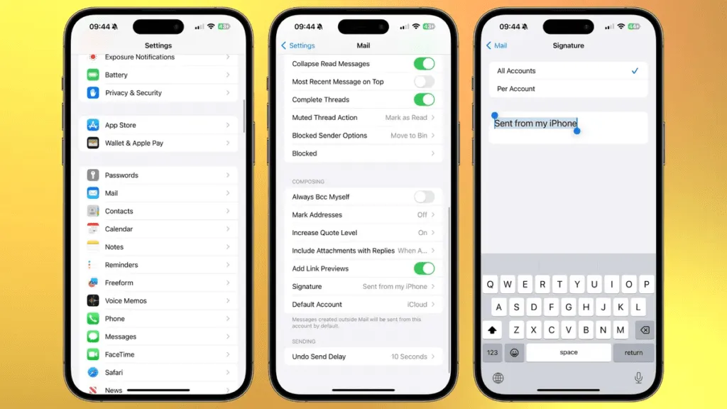 از ارسال "Sent from my iPhone" خسته شده‌اید؟ نحوه‌ی حذف دائمی این امضای آزاردهنده — my iPhone