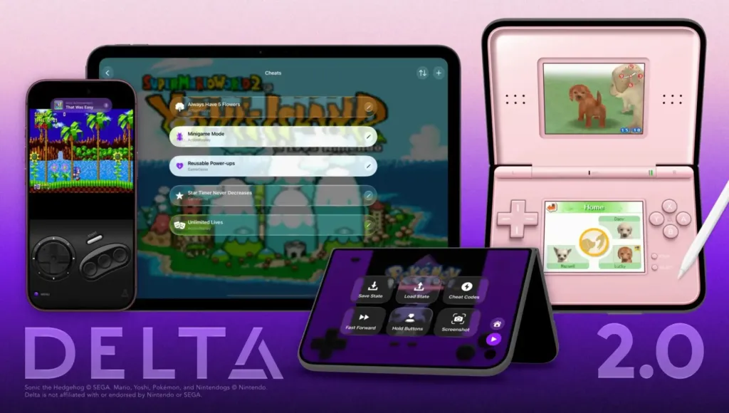 نسخه جدید شبیه‌ساز محبوب Delta 2.0 برای iOS