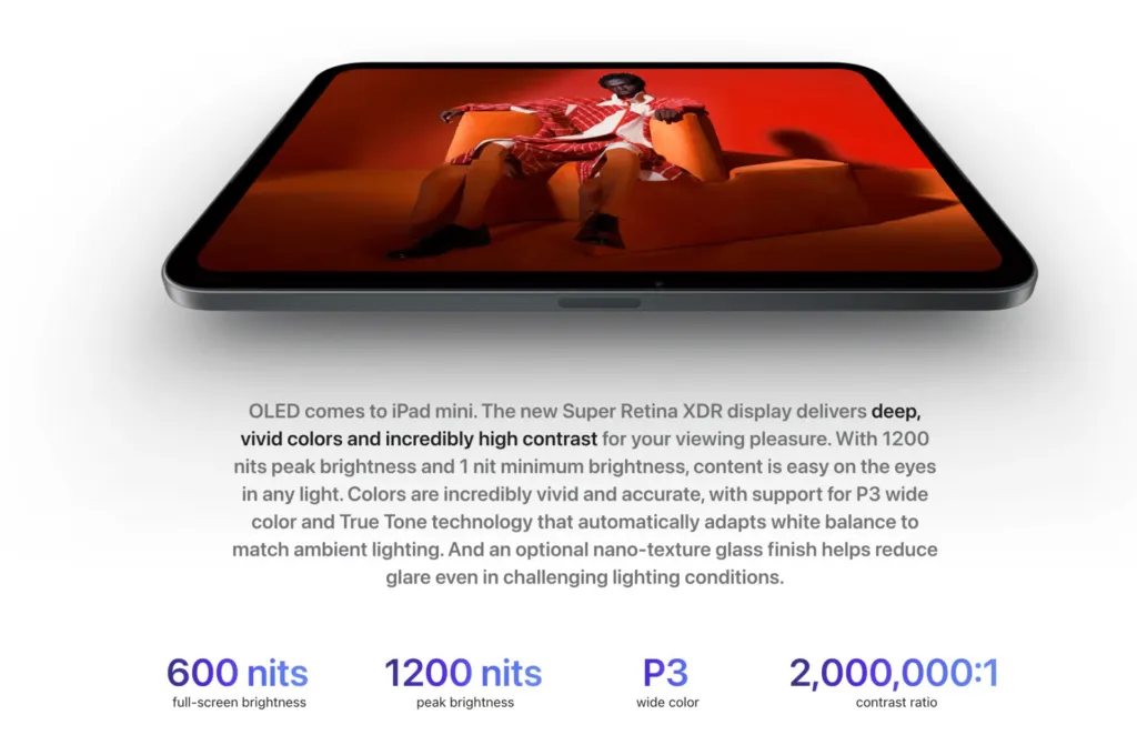 معرفی نسل جدید iPad mini با نمایشگر OLED