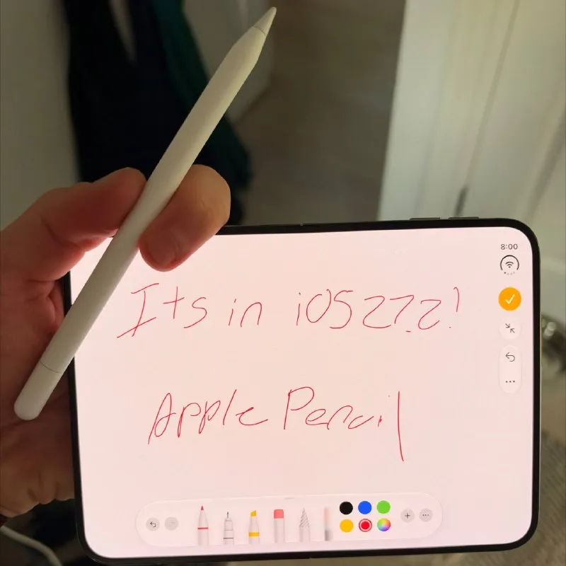 پشتیبانی از Apple Pencil در آیفون Duo با iOS 27.2