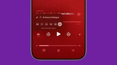 قابلیت Enhance Dialogue در پادکست‌ها
